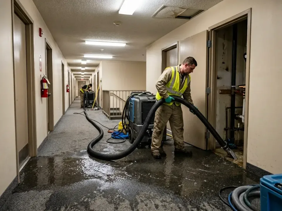 multi-unit-apartment-hallway-f-005 — frequently asked questions, Emergency Burst Pipe Water Extraction & Removal in Gladewat…